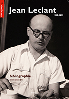 Alain Arnaudiès, Bibliographie de Jean-Leclant (1920-2011).