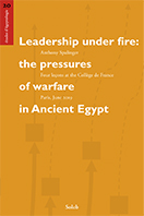 Anthony Spalinger, Leadership under fire: the pressures of warfare in Ancient Egyp.